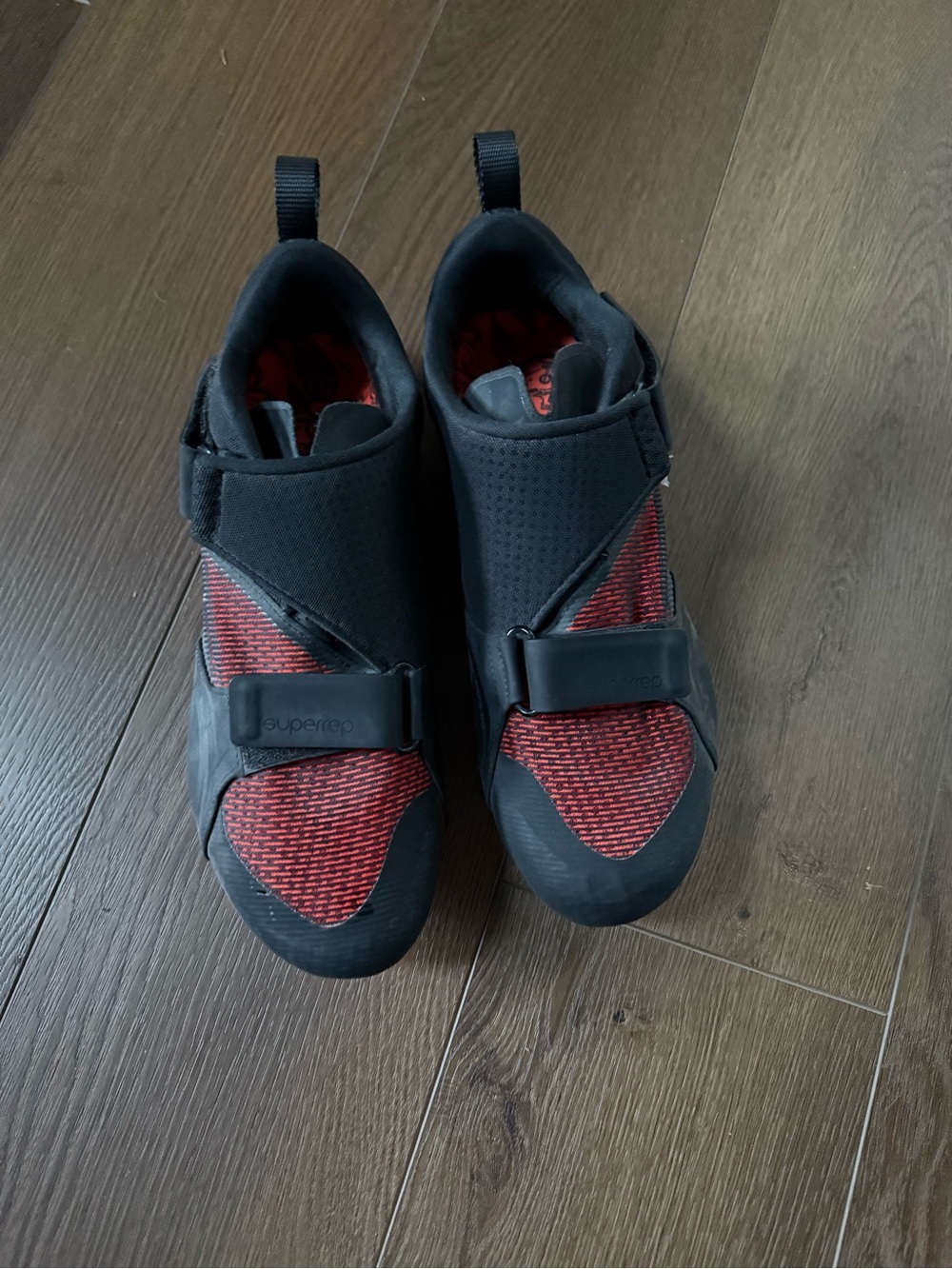 NWOT Nike Men’s SuperRep Cycle Black and Red (Hyper Crimson) Shoes 11 - Picture 5 of 8